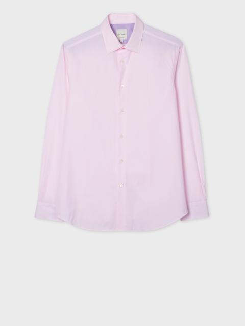 Paul Smith Tailored-Fit Light Pink End-On-End Cotton Shirt