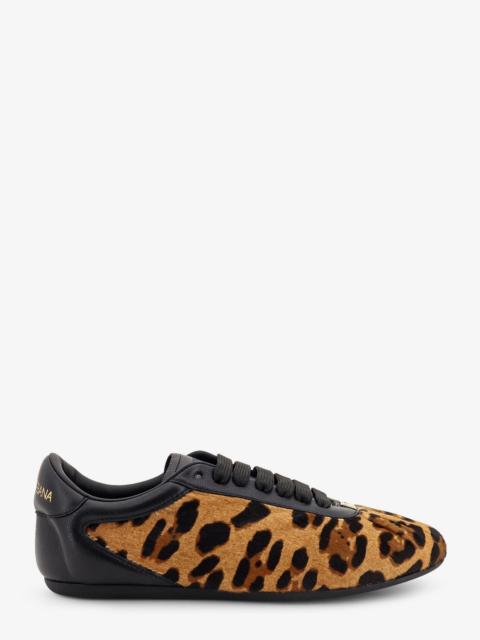 Dolce & Gabbana Dolce & Gabbana Women Ponyskin Sneakers With Metal Dg Logo