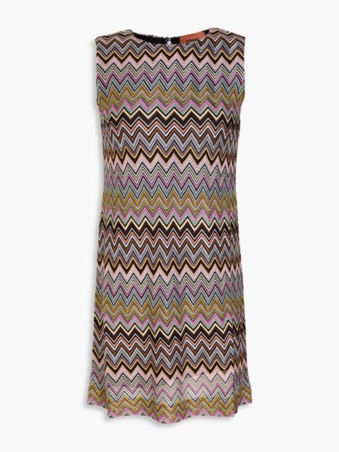 Missoni Crochet-knit mini dress