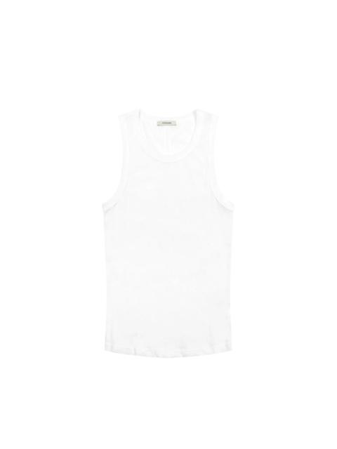 entire studios SHEER TANK WHITE