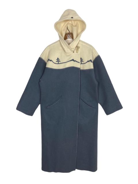 Other Designers Rare‼️ Vintage Lundstrom LaParka Art Wool Coat Hooded Canada