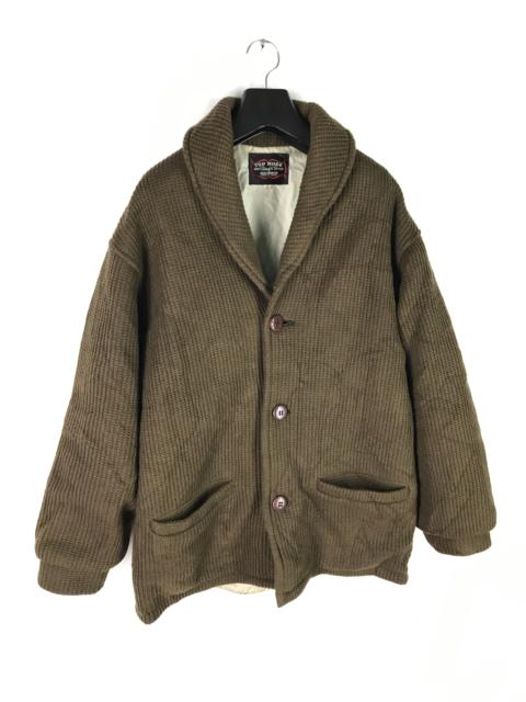 Other Designers Japanese Brand - TOP MODE STUNNING KNIT BUTTON CARDIGAN DARK BROWN JACKET