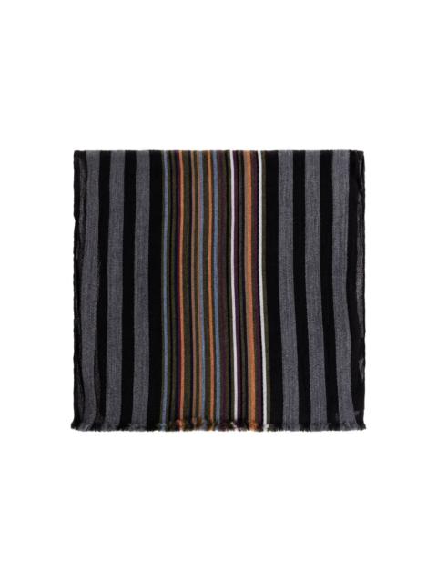 AURALEE BABY CASHMERE WIDE STOLE - A25AM12BC#2507 | REVERSIBLE