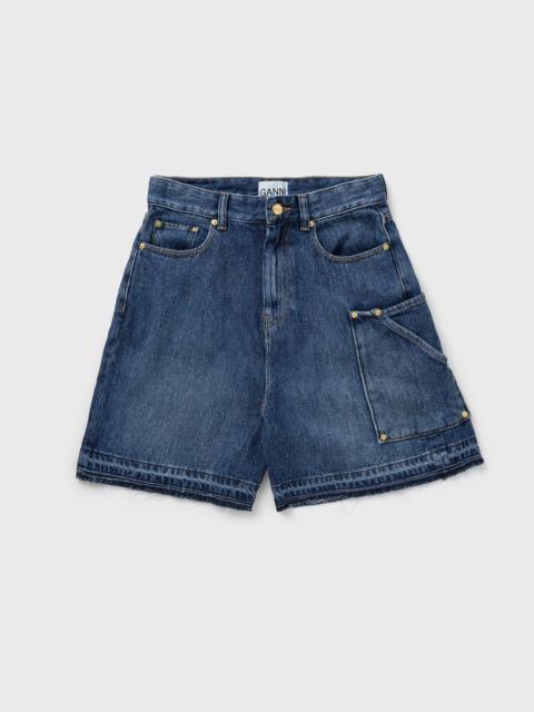 GANNI Light Denim Shorts