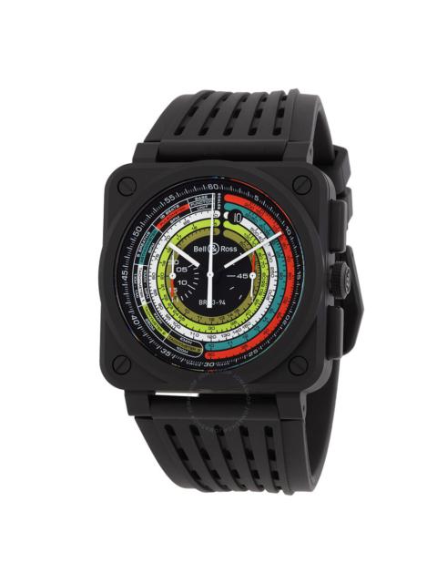 Other Designers Bell and Ross BR 03-94 Multimeter Chronograph Automatic Black Dial Men's Watch BR0394-SW-CE/SRB