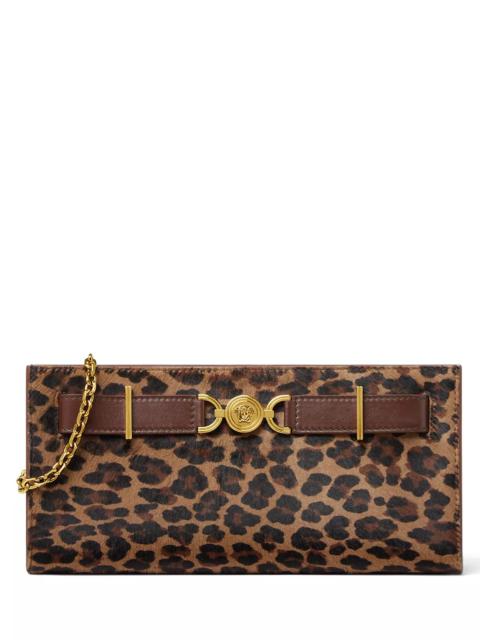 VERSACE Medusa 95 Leopard Clutch