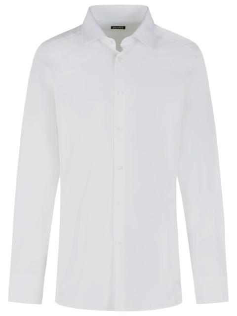 ZEGNA Zegna White Trophy Cotton Shirt Men