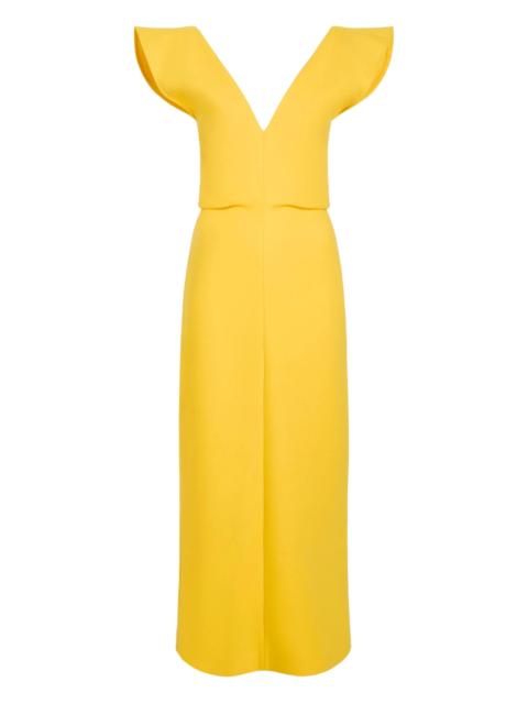 Proenza Schouler Mariam V-neck midi dress