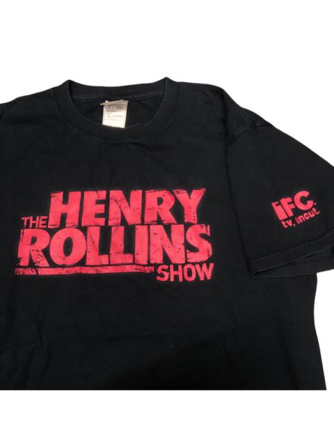 Other Designers Vintage - Vtg 00s The Henry Rollins Show Tshirt Black Flag Misfit