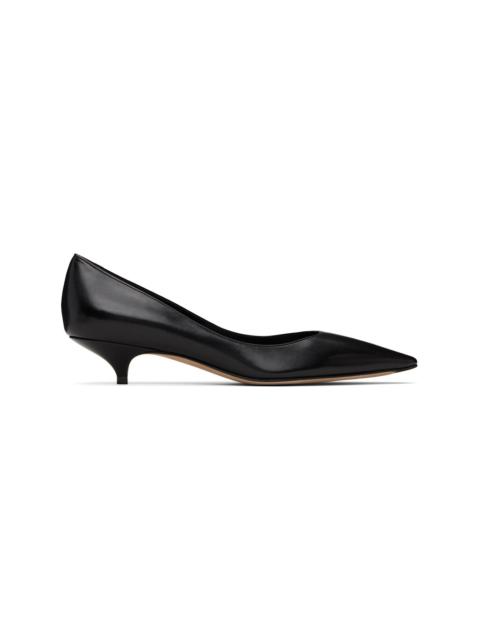 The Row Black Liisa Kitten Two Heels