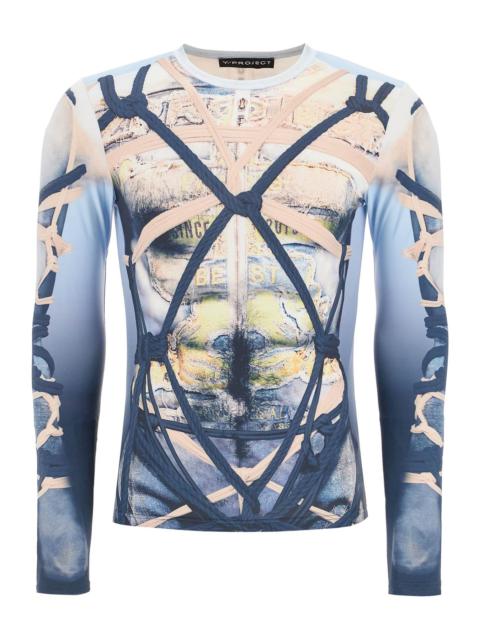 Y Project - Y Project bondage print t-shirt