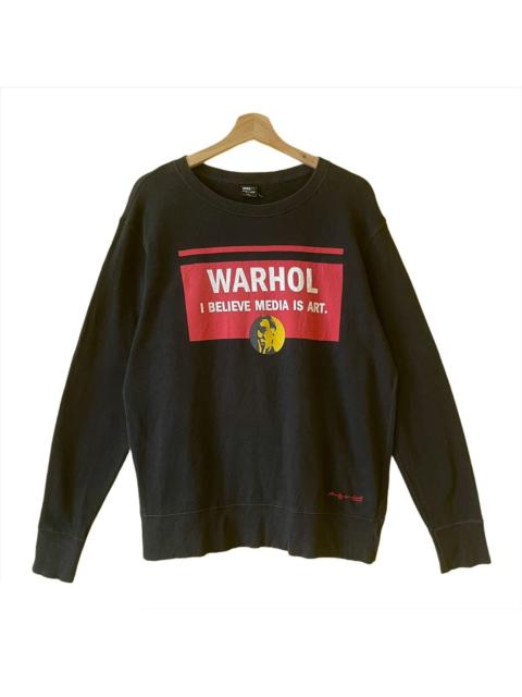 Other Designers Andy Warhol Big Logo Crewneck Sweatshirt Size M