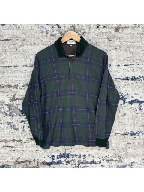 Other Designers Vintage Classic Bally Long Sleeve Polo Shirt
