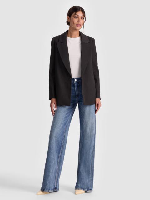 Alice + Olivia JORDAN BLAZER WITH REMOVABLE HOODIE