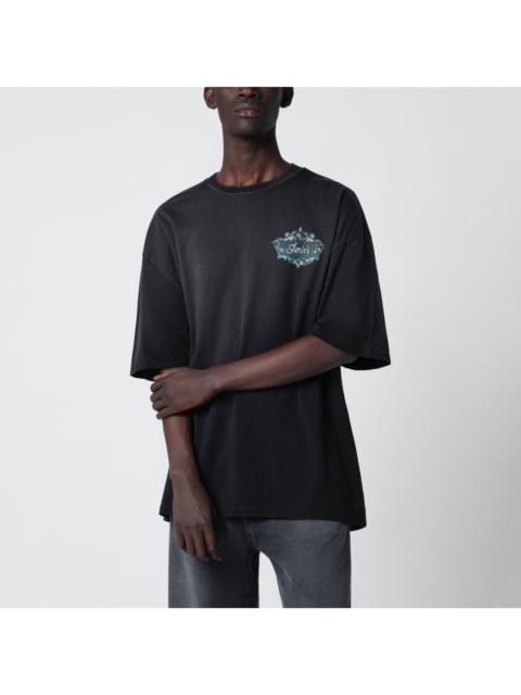 AMIRI Amiri Black Cotton T-Shirt With Logo Men
