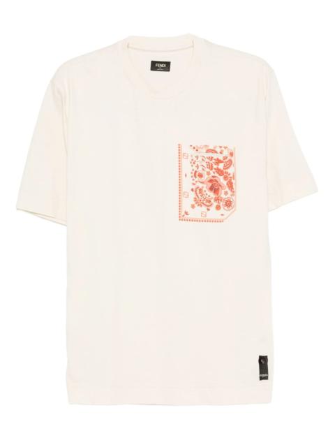 FENDI floral-print T-shirt