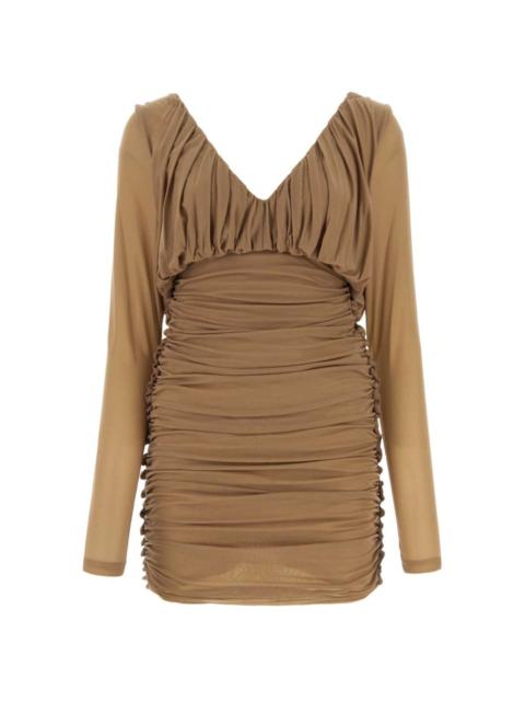 SAINT LAURENT V-neck minidress