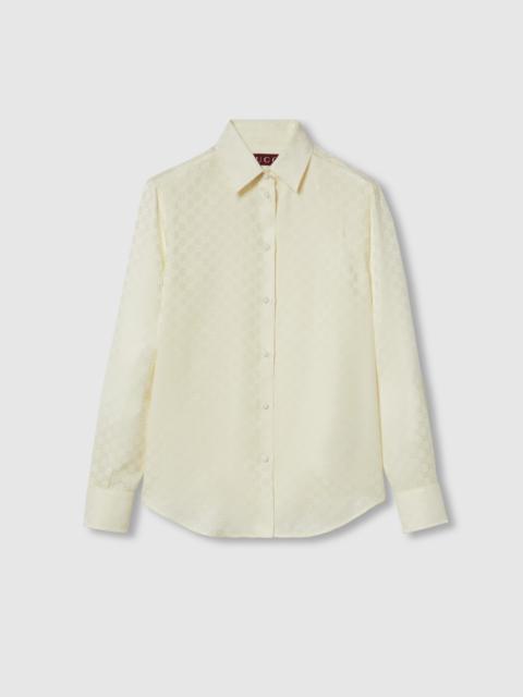 GUCCI GG crêpe silk shirt