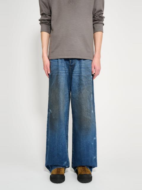 ssstein SSSTEIN BAGGY DENIM JEANS INDIGO