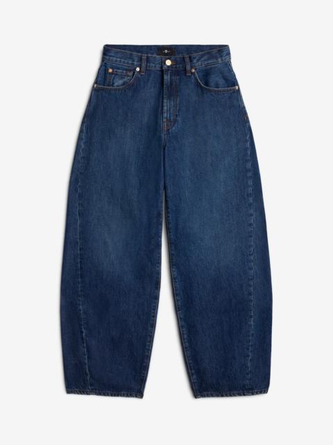 7 For All Mankind MANKIND Twisted Bonnie Barrel Leg in Radar