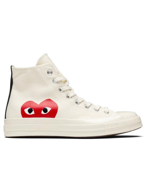 Comme Des Garçons CONVERSE X COMME DES GARCONS PLAY ALL STAR CHUCK '70 HI - WHITE
