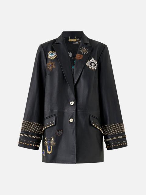 CAMILLA LEATHER JACKET WITH YOKE