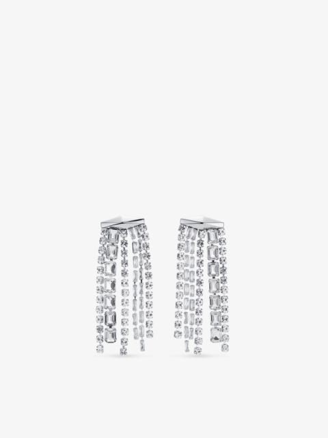 JIMMY CHOO Zandra Earrings
Silver-Finish Crystal Earrings