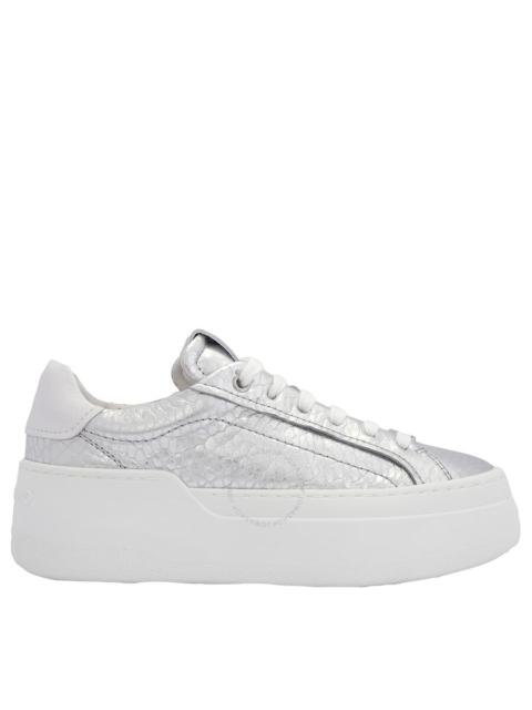 FERRAGAMO Ferragamo Dahlia Metallic Plaftorm Sneakers