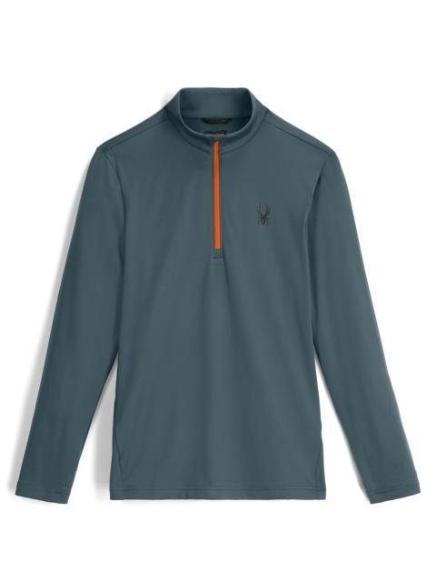 SPYDER Mens Prospect Half Zip T-Neck - Slate Blue
