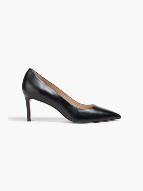 Stuart Weitzman Leigh 75 leather pumps