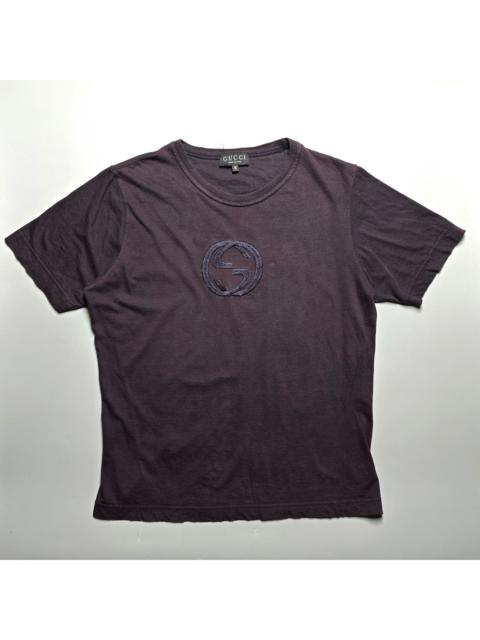 GUCCI Gucci by Tom Ford - SS96 GG Interlocking Cropped T-Shirt