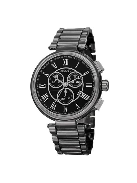 Other Designers August Steiner Chronograph Black Dial Men's Watch AS8148BK