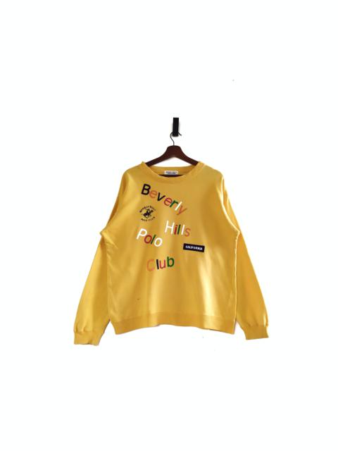 Other Designers Beverly Hills Polo Club × Vintage - Beverly Hills Polo Club All Over Print Crewneck
