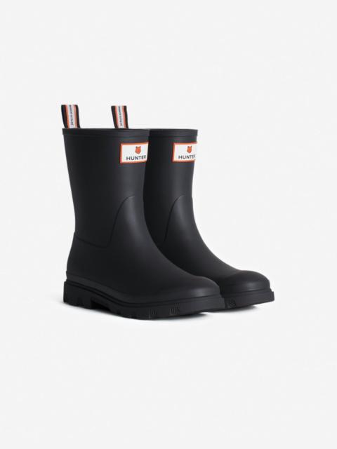 Maison Kitsuné MAISON KITSUNE x HUNTER UNISEX DOWNPOUR SHORT BOOTS