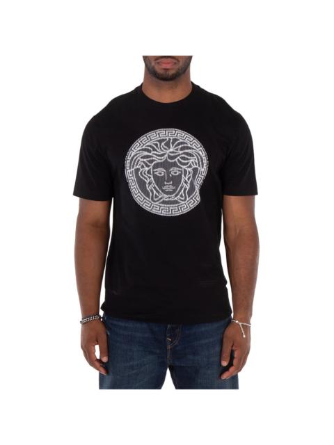 VERSACE Versace Embellished Medusa T-Shirt