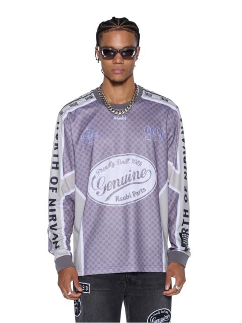 Ksubi GARAGE LS MOTO JERSEY MOSS BLACK