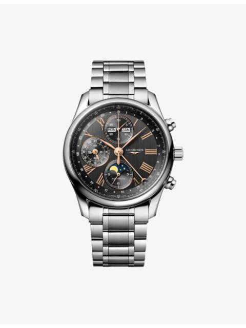 Longines L2.673.4.61.6 Master Collection Chronograph Moonphase Stainless-Steel Automatic Watch