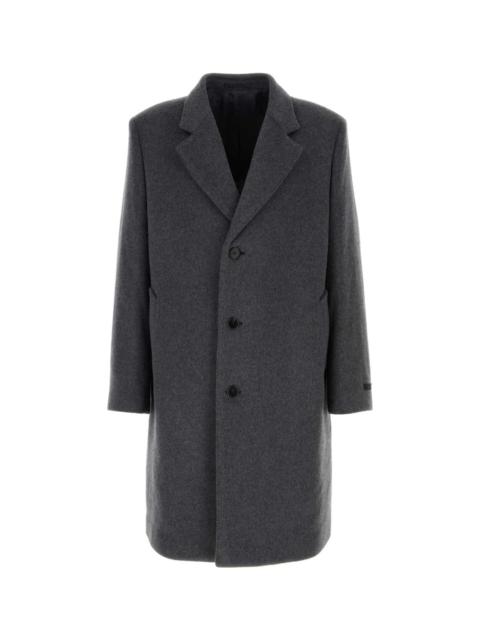 Grey Velour Coat