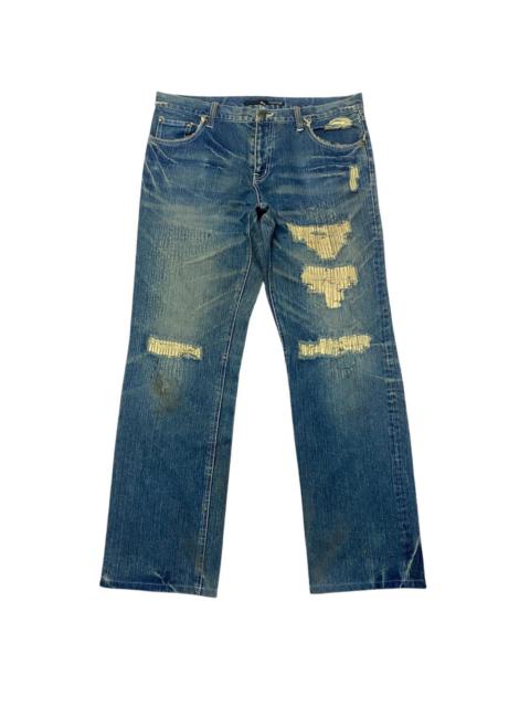 Other Designers Japanese Brand - EXHIBITIONIST Grunge Denim Jeans