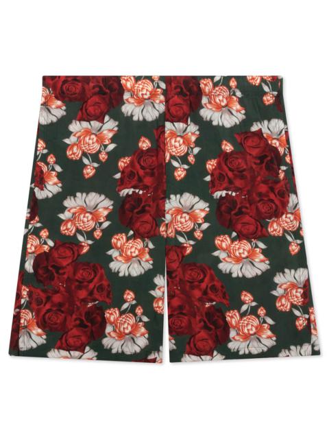 UNDERCOVER UNDERCOVER CHAOS AND BALANCE SHORTS - GREEN BASE