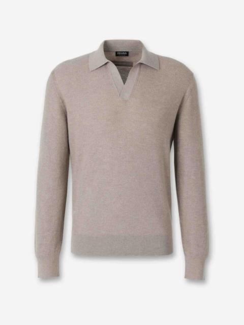 ZEGNA POLO COLLAR SWEATER