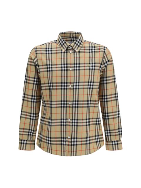 Burberry Burberry Men Check Cotton Shirt