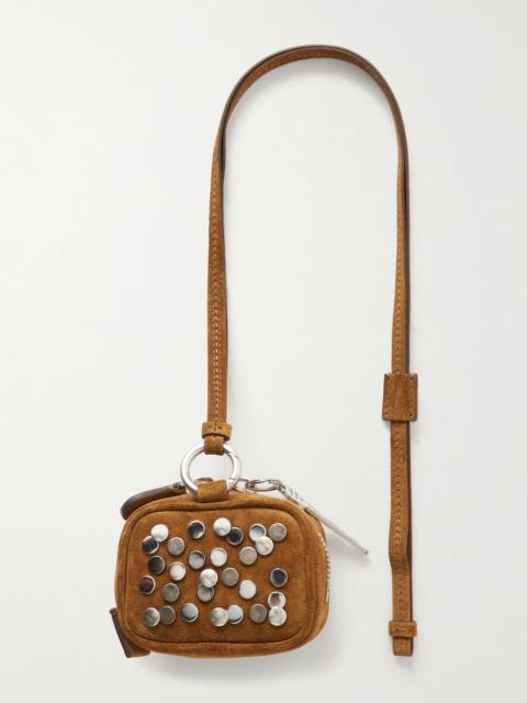 Acne Studios Camero Studded Suede Airpods Case