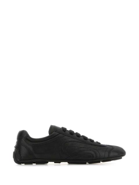 Prada Prada Women Black Nappa Leather Montecarlo Re-Edition 2005 Sneakers
