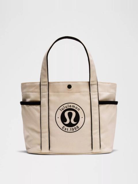 lululemon Daily Multi-Pocket Mini Canvas Tote Bag 6.5L