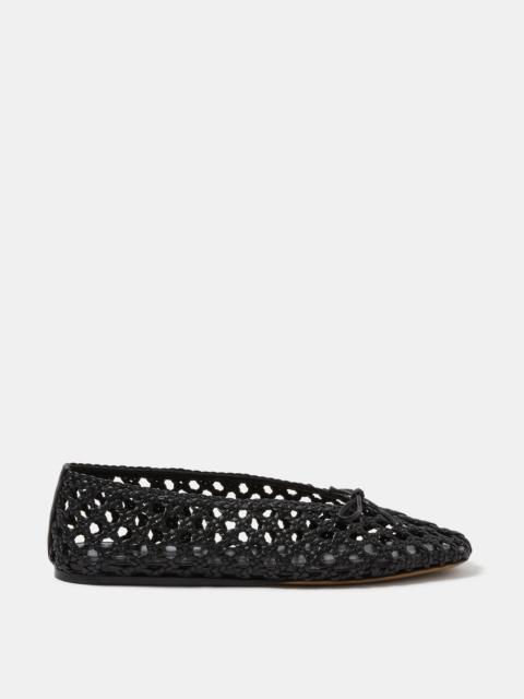 LE MONDE BÉRYL Regency Slipper / Black Woven Leather
