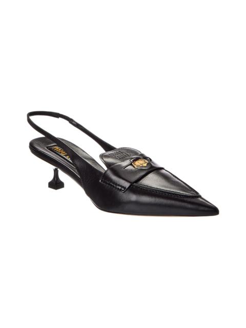 Miu Miu Miu Miu Leather Slingback Pump
