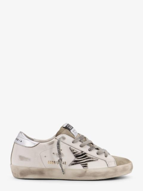 Golden Goose Deluxe Brand Women Super-Star Classic With List Low-Top Sneakers With Suede Inserts