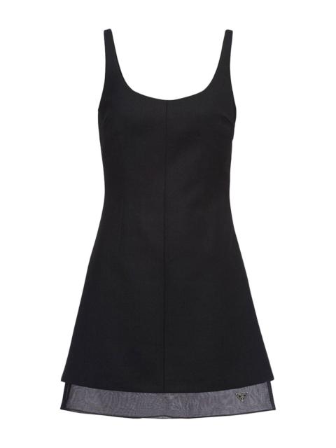Prada Women Abito Corto In Lana