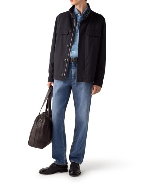 ZEGNA FIELD JACKET IN TWILL